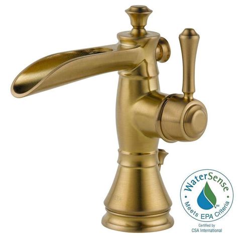 cassidy chanel champagne bronze|Single Handle Channel Bathroom Faucet in .